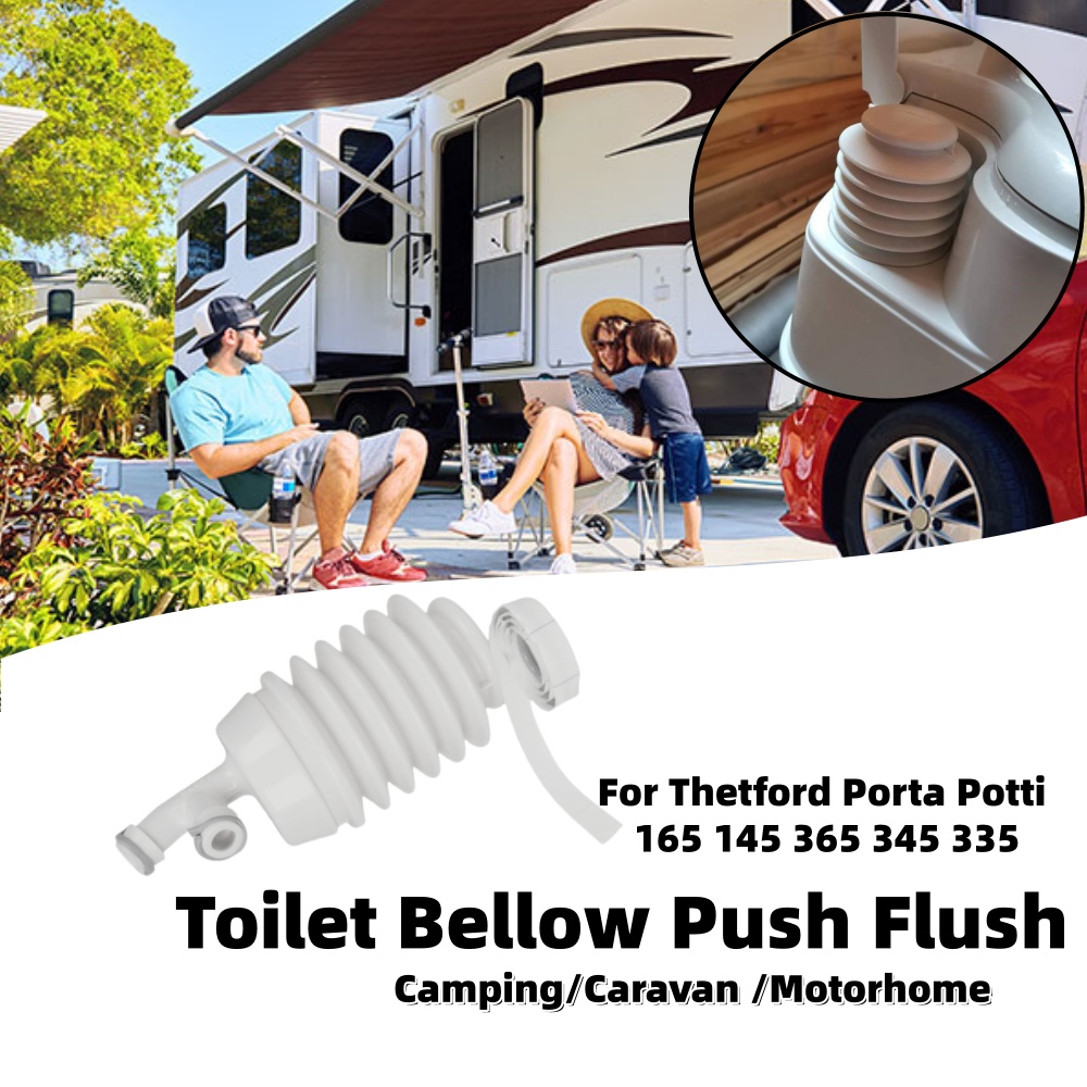 Camping - ชุดซ่อมระบบกดชำระล้างสำหรับโถสุขภัณฑ์รถบ้าน ยี่ห้อ Thetford รุ่น Porta Potti