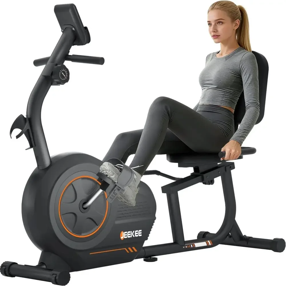 Exercise Bike Magnetic Resistance - จักรยานออกกำลังกายแบบแม่เหล็กต้านทานแรงสูง รับน้ำหนักได้ 400 ปอนด์ พร้อมระบบวัดอัตราการเต้นของหัวใจ 16