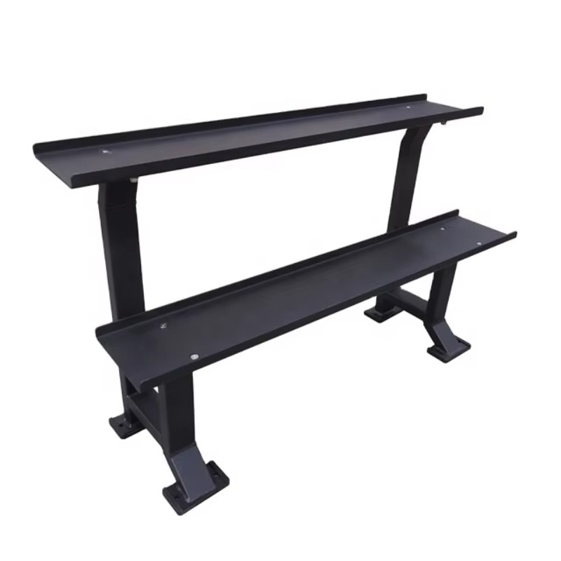 Fitness Equipment - ชั้นวางดัมเบลและเคทเทิลเบลอเนกประสงค์ อุปกรณ์ฟิตเนสเชิงพาณิชย์ โครงสร้างแข็งแรงทนทานสำหรับการออกกำลังกาย