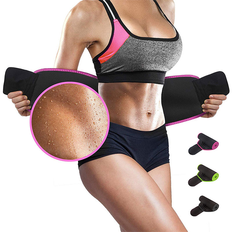 Sweat Waist Trainer Belt Neoprene - 1PC เอวเข็มขัด Trimmer ลดน้ําหนักเหงื่อ Band Wrap