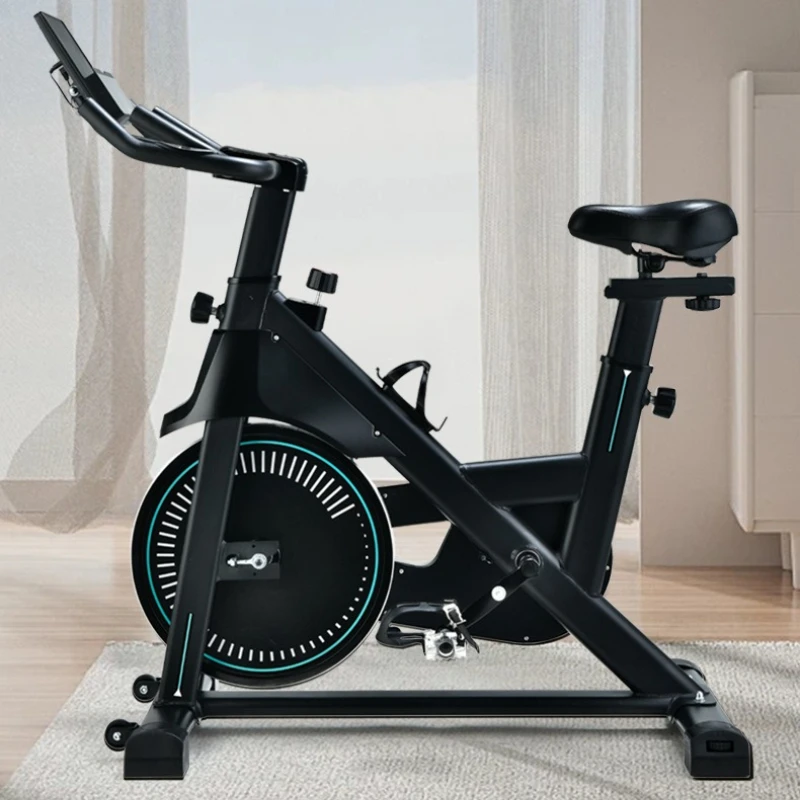 Exercise Bike Magnetic Resistance - จักรยานปั่นออกกำลังกายในร่มแบบแม่เหล็ก ขนาดกะทัดรัด เงียบ สำหรับการออกกำลังกายคาร์ดิโอที่บ้าน เหมาะสำหรับบ้านขนาดเล็ก รุ่นใหม่