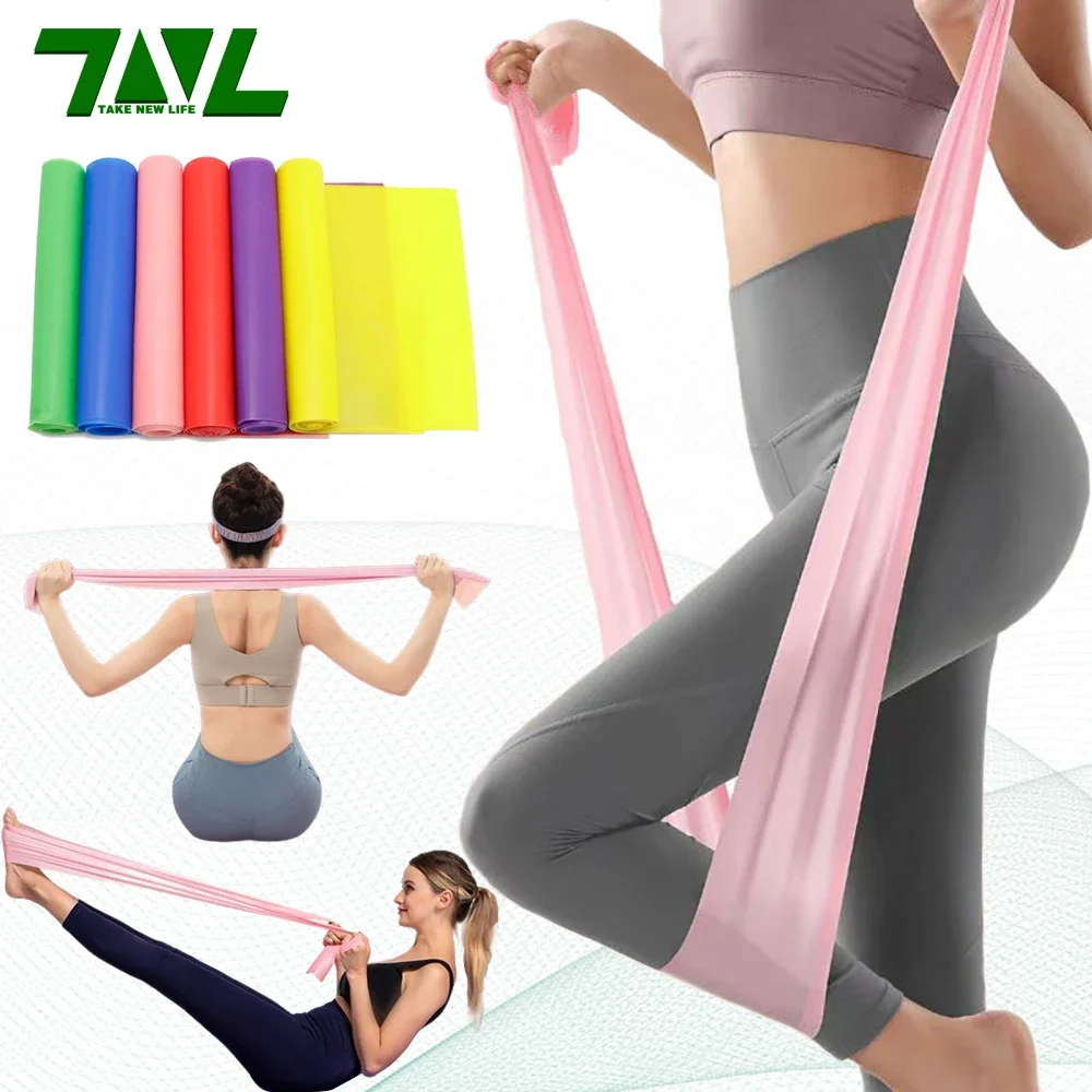 Pilates Bar Kit With Resistance Bands - ความยาว 200 ซม. โยคะพิลาทิสยืดสายรัดความต้านทานสําหรับยิมฟิตเนสฟิตเนสแบนด์ฝึกอบรมยางยางยืดหยุ่น
