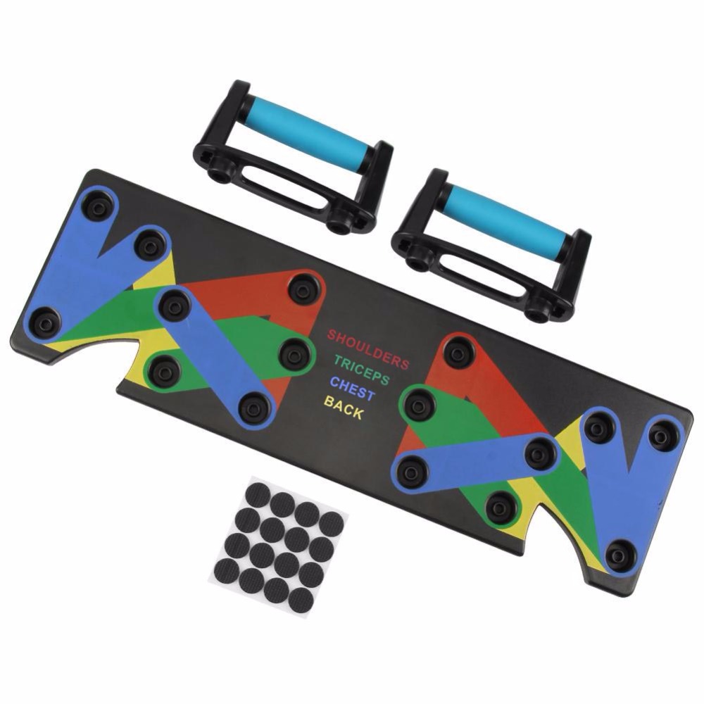 Push Up Board Foldable Multi Function - ใหม่แบบพกพา Push-Up ชุดบอร์ดจับพับได้อุปกรณ์ฟิตเนสสําหรับหน้าอกหน้าท้องแขนและกลับการฝึกอบรม