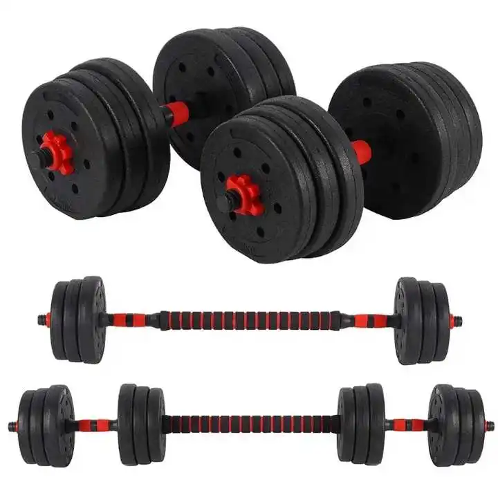 Adjustable Dumbbell Pair 40Kg - ชุดดัมเบลปรับน้ำหนักได้, น้ำหนัก 10/20/40 กก. สำหรับผู้ชาย, บาร์เบลสำหรับออกกำลังกายที่บ้านสำหรับวัยรุ่น