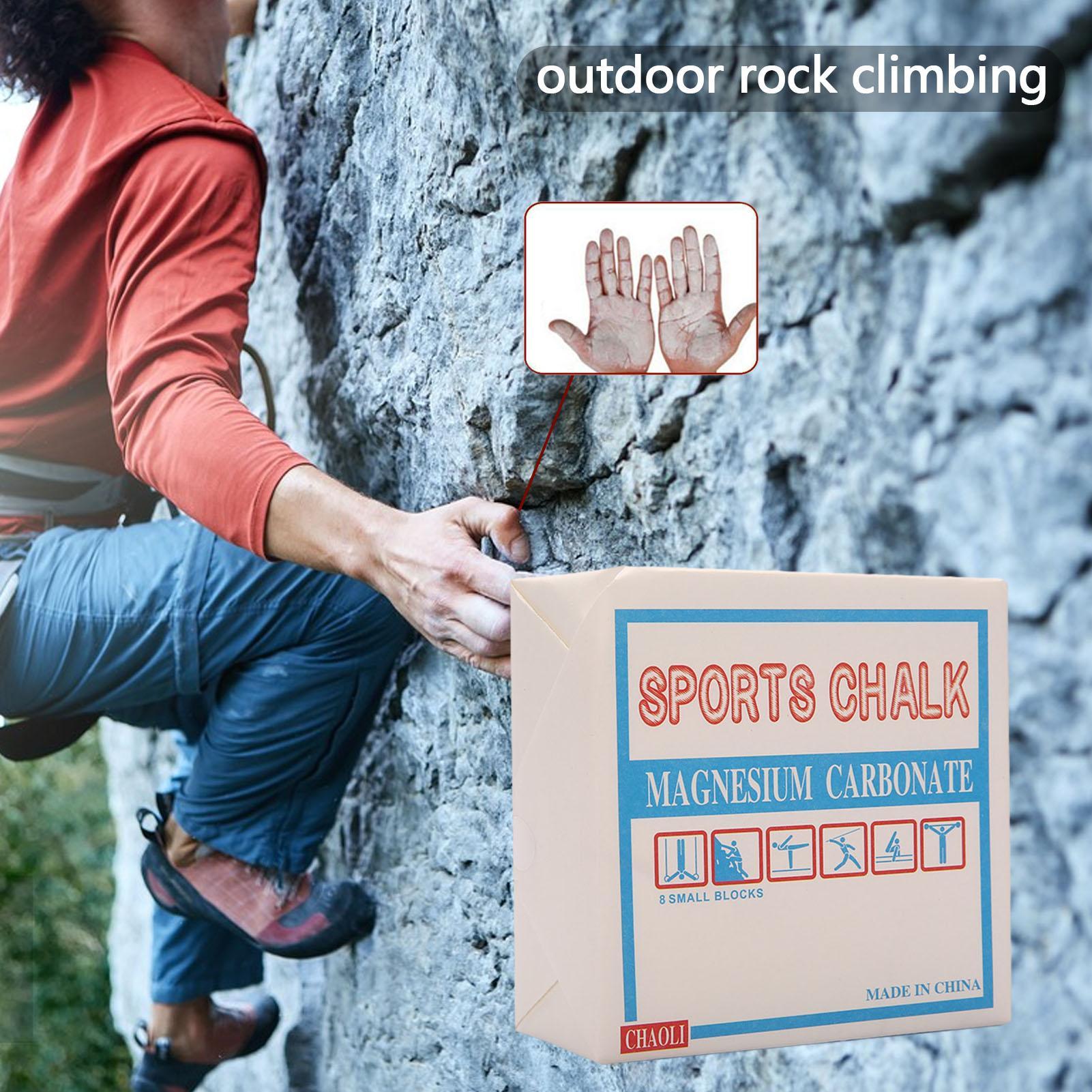 Gym Chalk Block Grip - บล็อกชอล์คกันลื่นสำหรับปีนเขา อุปกรณ์เสริมสำหรับยิมนาสติก บล็อกผงชอล์คสำหรับเพิ่มการยึดเกาะ เหมาะสำหรับการเพาะกายและยิมนาสติก