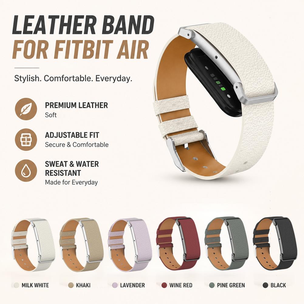 Resistance Bands Set With Handles - สายรัดข้อมือสำรองแบบปรับได้สำหรับ Google Fitbit Air Band สำหรับออกกำลังกายและฟิตเนส