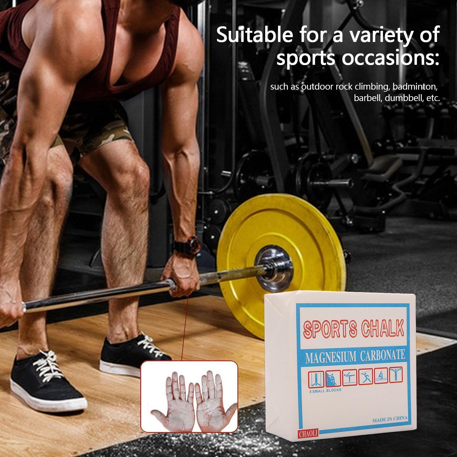 Gym Chalk Block Grip - บล็อกชอล์คปีนเขา 1 ชิ้น ป้องกันการลื่น บล็อกชอล์คสำหรับจับมือ ป้องกันการลื่น