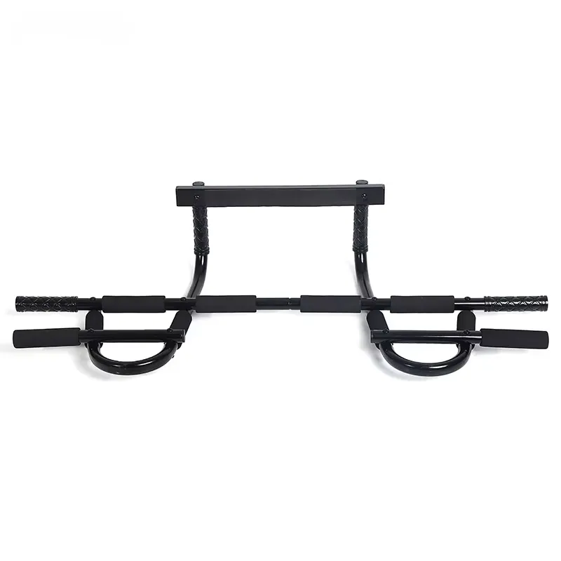 Door Pull Up Bar No Screw - บาร์ดึงข้อแบบไม่ต้องใช้สกรูติดตั้งกับกรอบประตู อุปกรณ์ฟิตเนสสำหรับออกกำลังกายที่บ้าน ปรับระดับได้ เครื่องฝึกดึงข้อสำหรับการฝึกความแข็งแรง