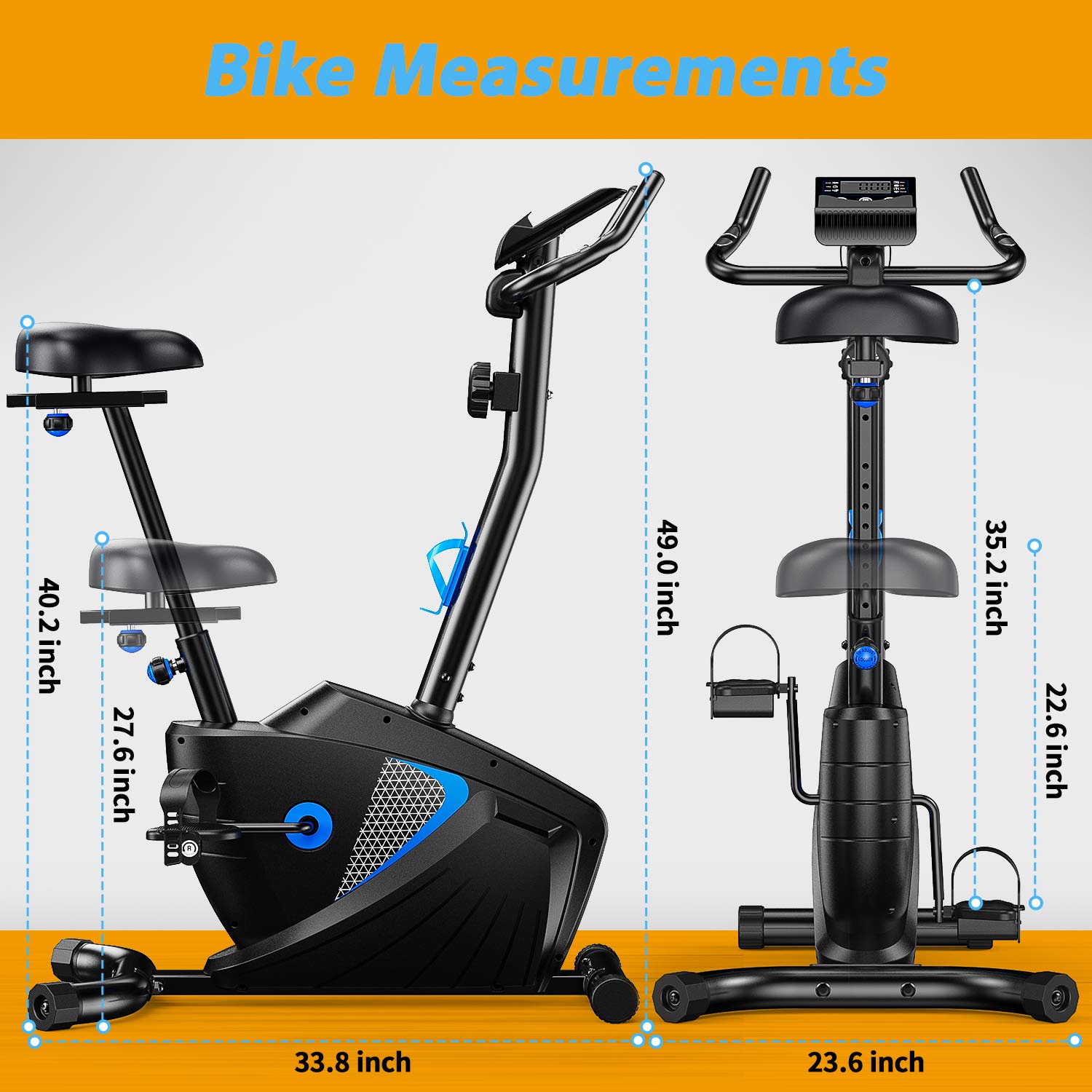 จักรยานออกกำลังกายปรับแรงต้านแ - Exercise Bike Magnetic Resistance บทวิจารณ์และราคา