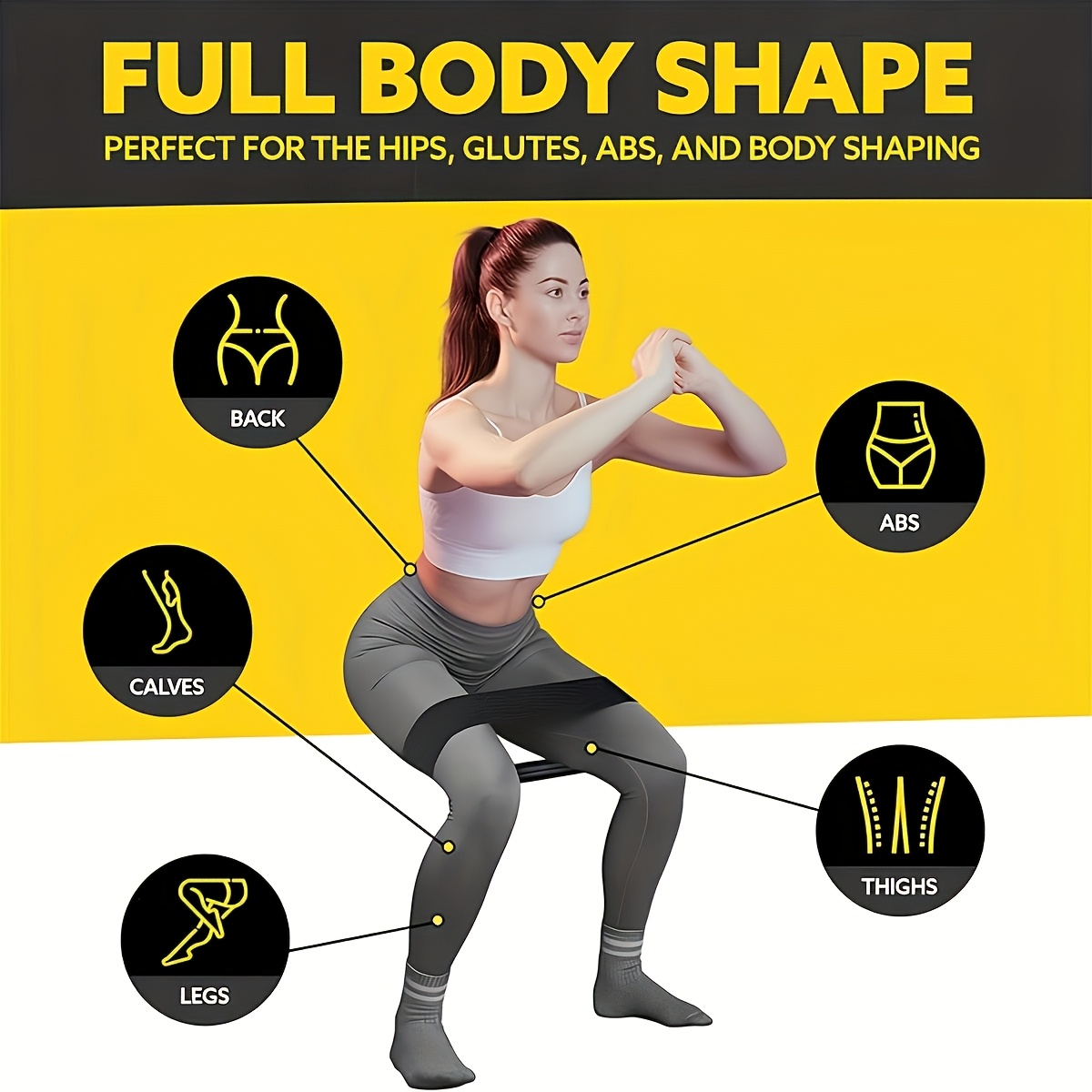ชุดยางยืดออกกำลังกาย 3 ชิ้น, ย - Pilates Bar Kit With Resistance Bands บทวิจารณ์และราคา