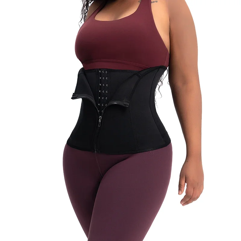 ผู้หญิงเอวเทรนเนอร์ Body Shape - Sweat Waist Trainer Belt Neoprene บทวิจารณ์และราคา