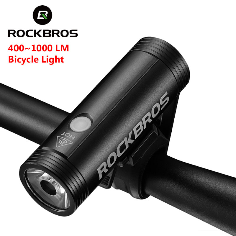 ROCKBROS จักรยานด้านหน้าขี่จัก - Rechargeable Bicycle Headlight 1000 Lumen บทวิจารณ์และราคา
