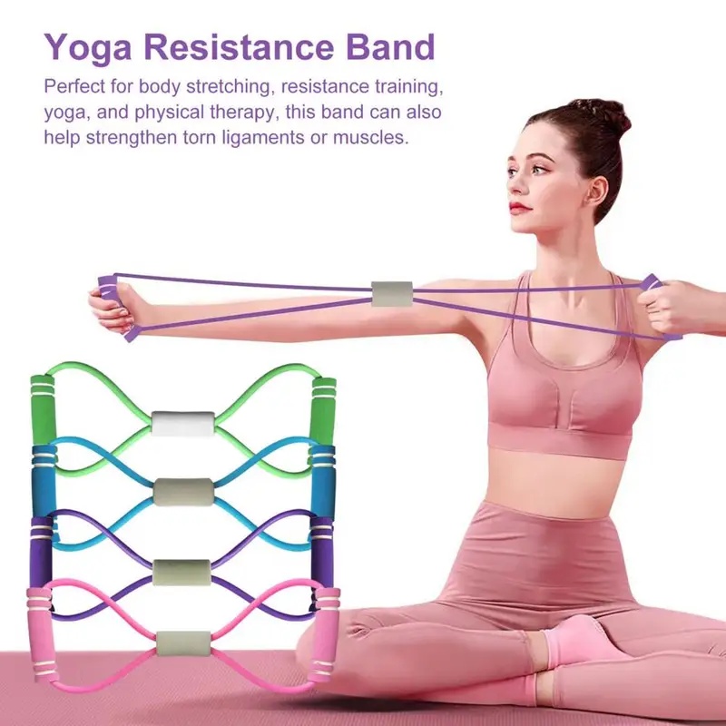 สายรัดออกกำลังกายแบบมีด้ามจับ  - Resistance Bands Set With Handles บทวิจารณ์และราคา