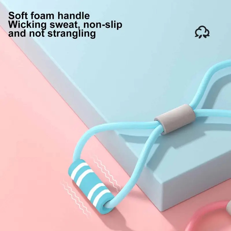 สายรัดออกกำลังกายแบบมีด้ามจับ  - Resistance Bands Set With Handles บทวิจารณ์และราคา