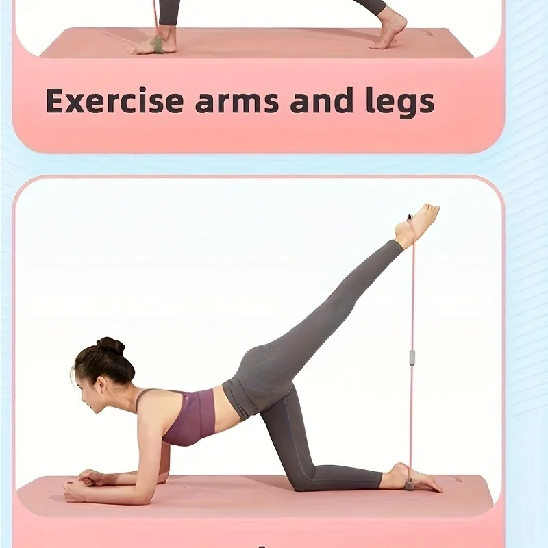 สายยืดออกกำลังกายแบบมีแรงต้าน, - Resistance Bands Set With Handles บทวิจารณ์และราคา