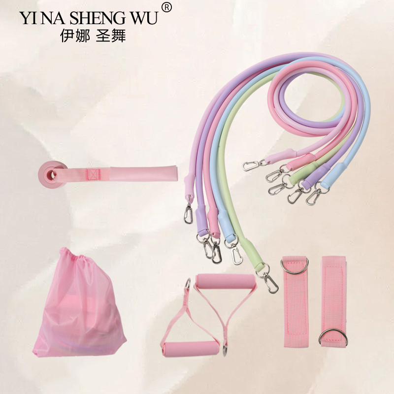 สายรัดข้อเท้าความต้านทานวงดนตร - Resistance Bands Set With Handles บทวิจารณ์และราคา