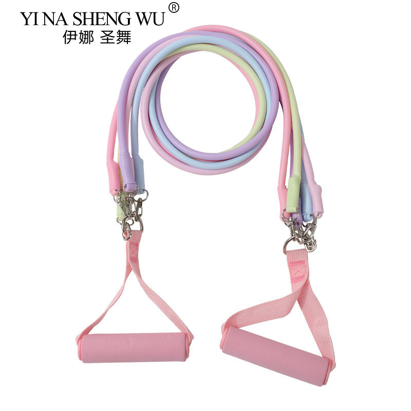 สายรัดข้อเท้าความต้านทานวงดนตร - Resistance Bands Set With Handles บทวิจารณ์และราคา