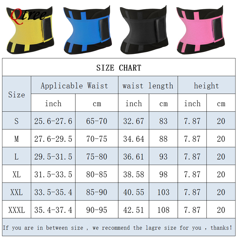 เข็มขัดรัดเอวแบบนีโอพรีน Qtree - Sweat Waist Trainer Belt Neoprene บทวิจารณ์และราคา