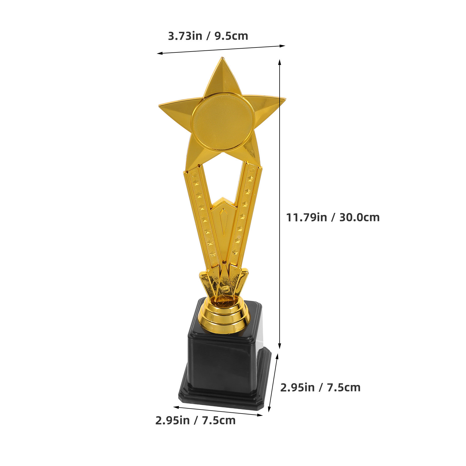 ถ้วยรางวัลรูปดาวสีทองพลาสติก ถ - Team Sports บทวิจารณ์และราคา