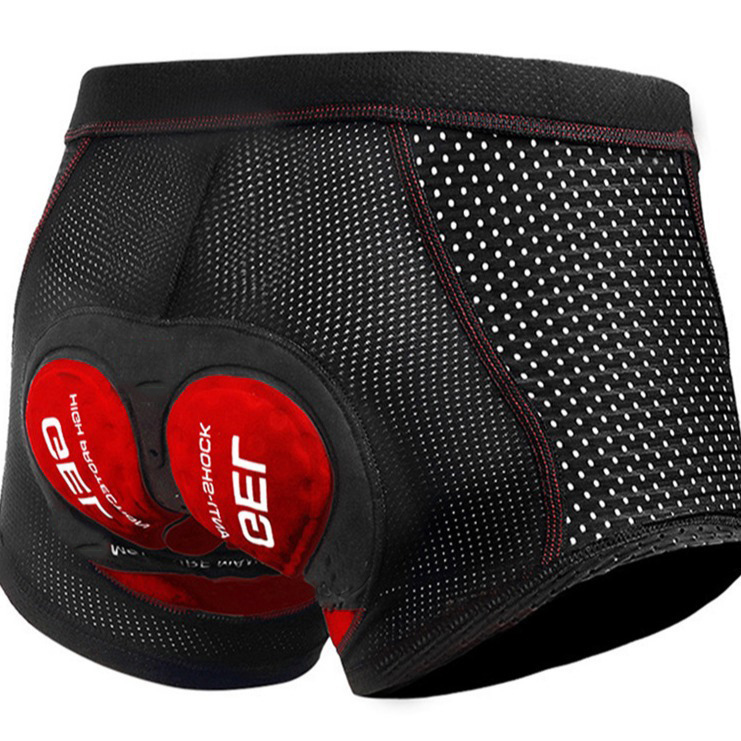กางเกงปั่นจักรยานแบบมีตาข่ายระ - Padded Cycling Shorts 5D Gel บทวิจารณ์และราคา