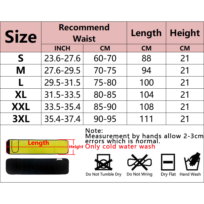 เข็มขัดรัดเอวซาวน่าสำหรับผู้หญ - Sweat Waist Trainer Belt Neoprene บทวิจารณ์และราคา