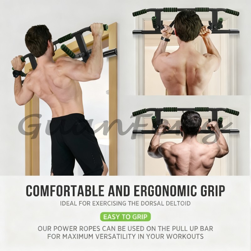 บาร์ดึงข้อแบบไม่ต้องใช้สกรูติด - Door Pull Up Bar No Screw บทวิจารณ์และราคา