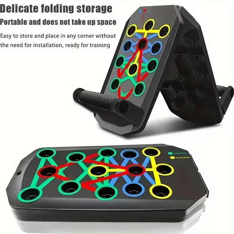 ชุดบอร์ดวิดพื้นแบบพกพา อุปกรณ์ - Push Up Board Foldable Multi Function บทวิจารณ์และราคา