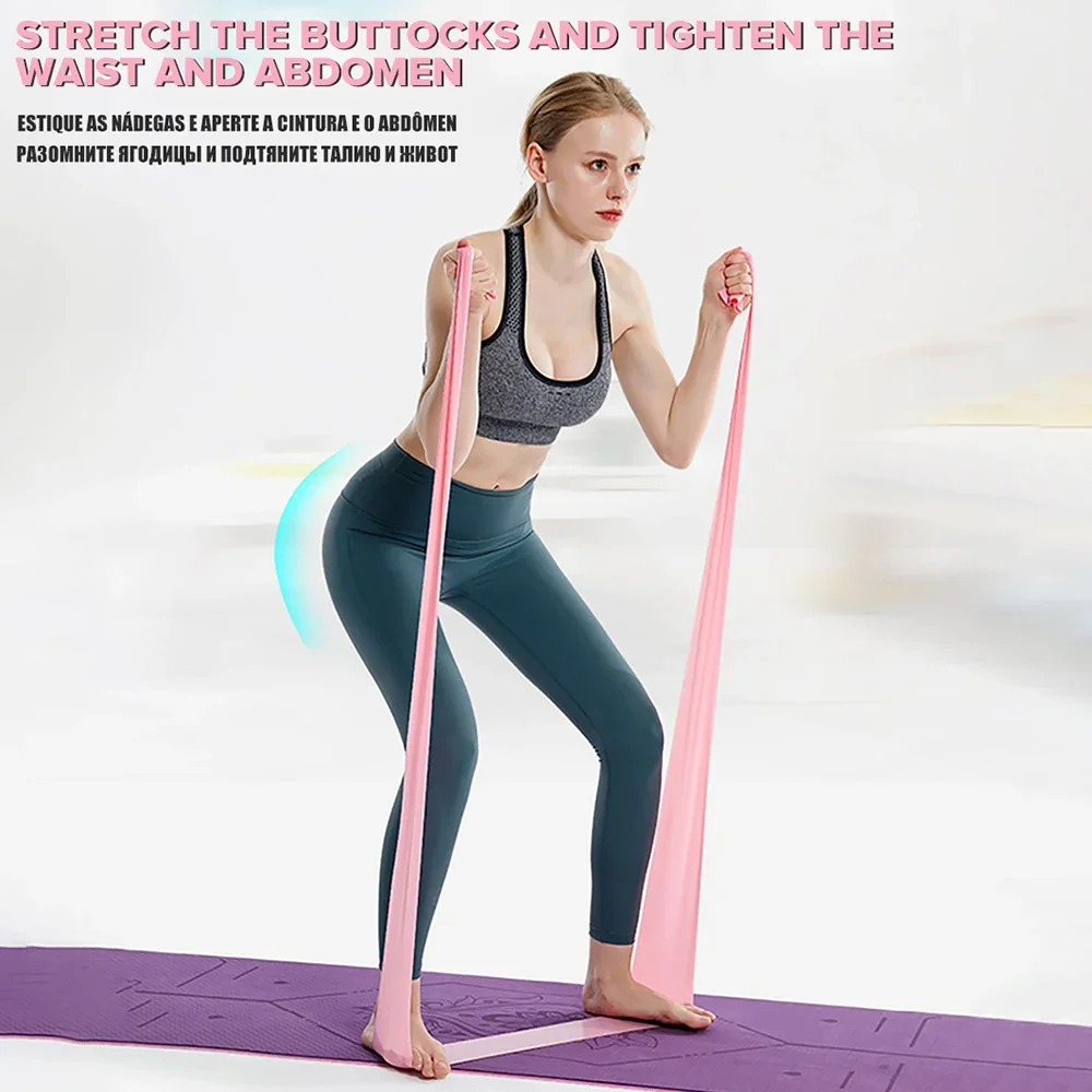 ความยาว 200 ซม. โยคะพิลาทิสยืด - Pilates Bar Kit With Resistance Bands บทวิจารณ์และราคา