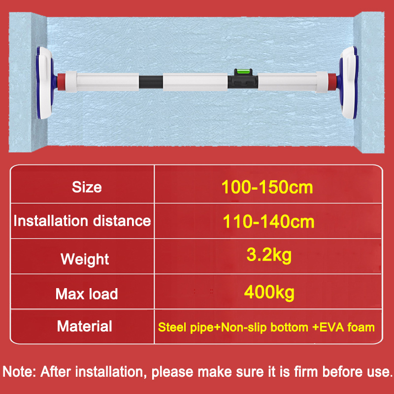 บาร์โหนติดประตู 100-150 ซม. สำ - Door Pull Up Bar No Screw บทวิจารณ์และราคา