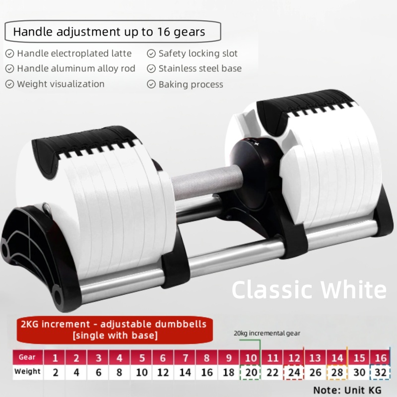 ดัมเบลแบบปรับได้บ้านดัมเบลแบบป - Adjustable Dumbbell Pair 40Kg บทวิจารณ์และราคา