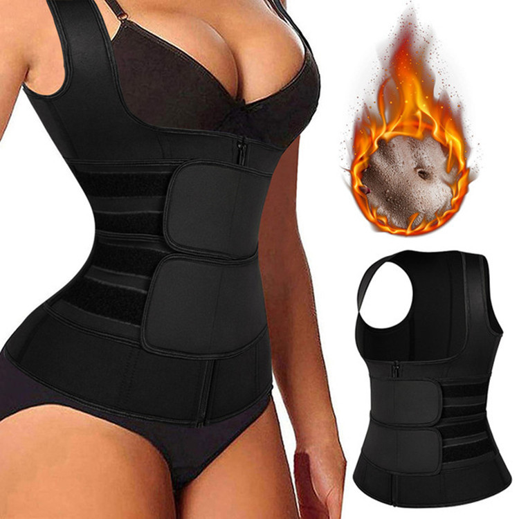 เสื้อซาวน่าเนโอพรีนสำหรับผู้หญ - Sweat Waist Trainer Belt Neoprene บทวิจารณ์และราคา
