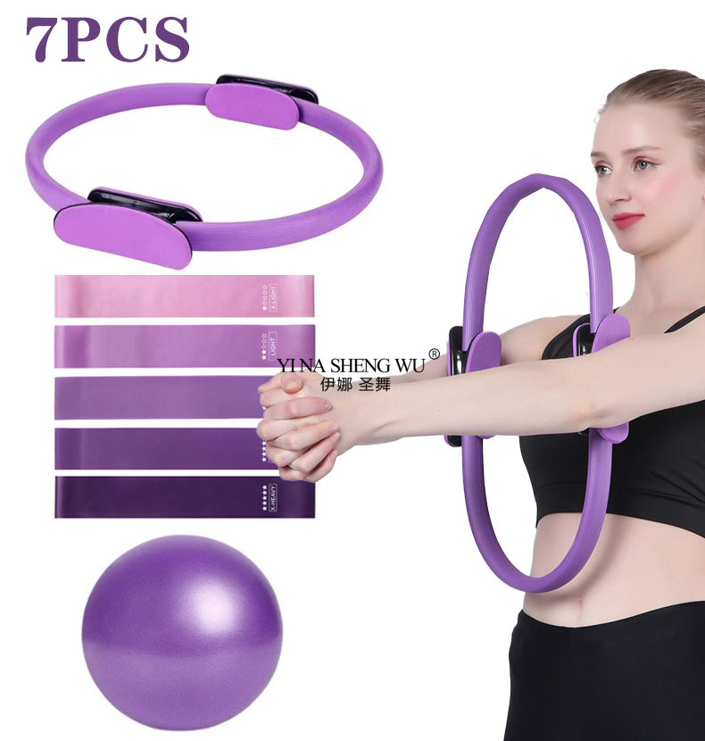 7 ชิ้นอุปกรณ์พิลาทิสสําหรับการ - Pilates Bar Kit With Resistance Bands บทวิจารณ์และราคา