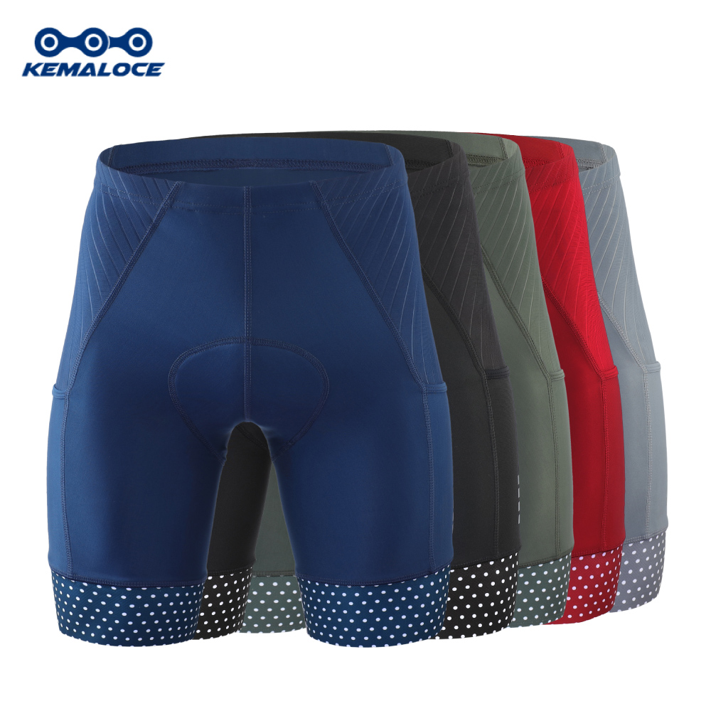 KEMALOCE ผู้ชายกางเกงขาสั้นขี่ - Padded Cycling Shorts 5D Gel บทวิจารณ์และราคา