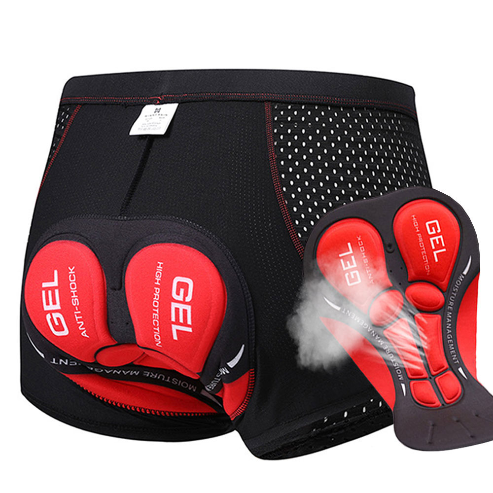 กางเกงปั่นจักรยานแห้งเร็วระบาย - Padded Cycling Shorts 5D Gel บทวิจารณ์และราคา