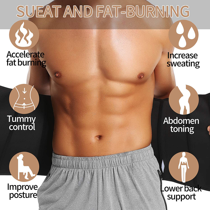 Neoprene เอวเทรนเนอร์รัดตัวสํา - Sweat Waist Trainer Belt Neoprene บทวิจารณ์และราคา