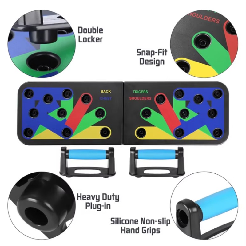 อุปกรณ์ฝึกกล้ามเนื้ออเนกประสงค - Push Up Board Foldable Multi Function บทวิจารณ์และราคา